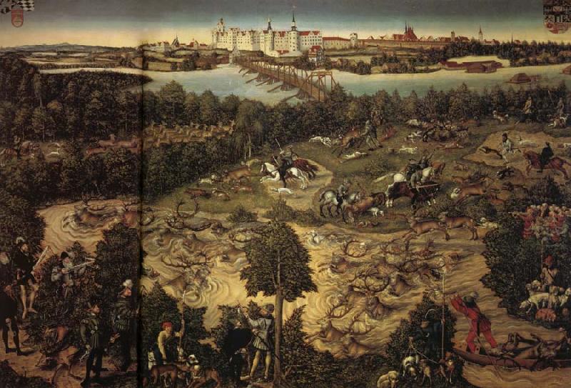 Lucas Cranach The Stag Hunt china oil painting image